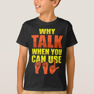 Camiseta Concienciación sobre la sordera en el lenguaje de 