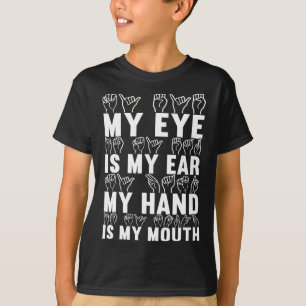 Camiseta Concienciación sobre la sordera en el lenguaje del