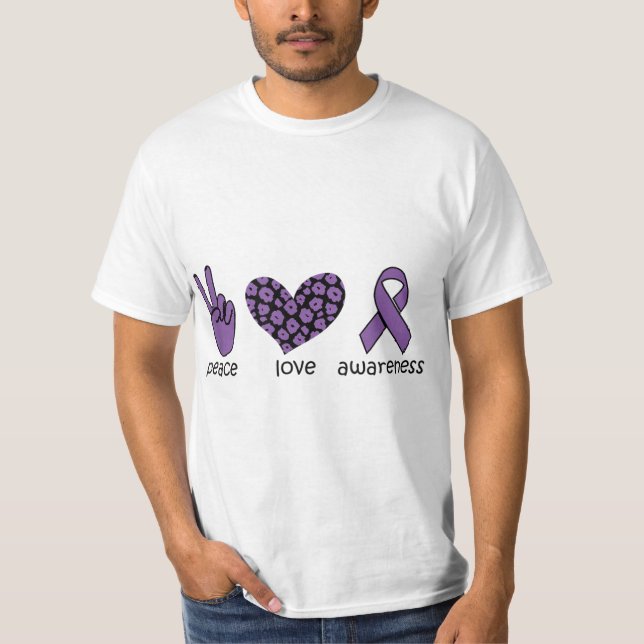 Camiseta Concienciación sobre la violencia doméstica (Anverso)