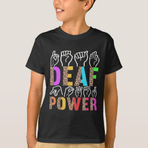 Camiseta Concienciación sobre Lengua de Señas Americana par