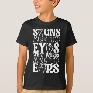 Camiseta Concienciación sobre Lengua de Señas Americana Sor