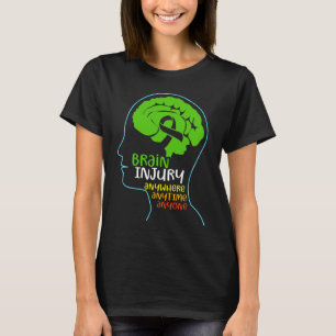 Camiseta Concienciación sobre lesiones cerebrales TBI en c