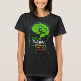 Camiseta Concienciación sobre lesiones cerebrales TBI en cu