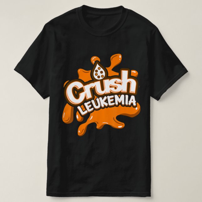 Camiseta Concienciación sobre leucemia aplastante cura la l (Diseño del anverso)