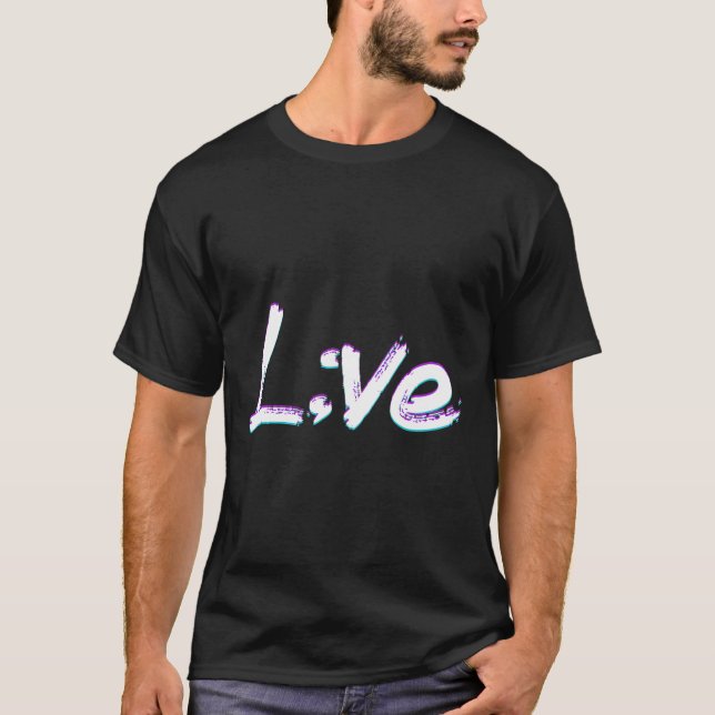 Camiseta Concienciación sobre prevención del suicidio en di (Anverso)