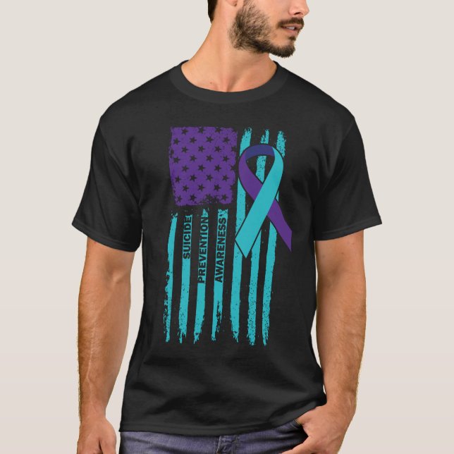 Camiseta Concienciación sobre prevención suicida Suicidio d (Anverso)