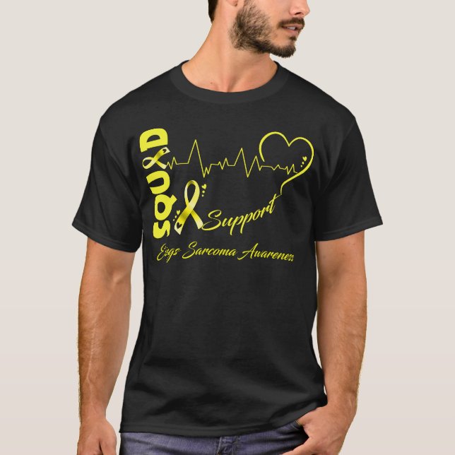 Camiseta CONCIENCIACIÓN SOBRE SARCOMA DE Squad EWINGS (Anverso)