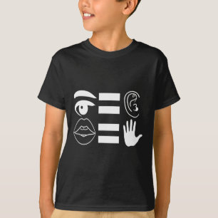 Camiseta Concienciación sorda en el lenguaje de Rótulo 6