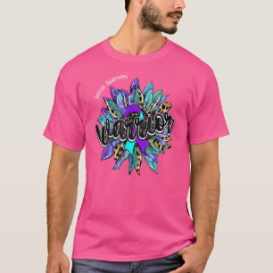 Camiseta Concienciación suicida del guerrero del girasol le
