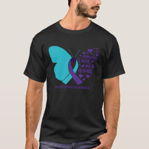 Camiseta Concienciación suicida Mujeres Mariposas Prevenir