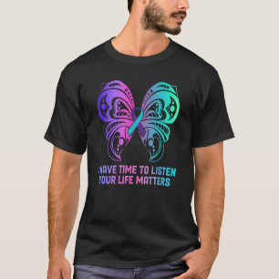 Camiseta Concienciación suicida Salud Mental Tengo Tiempo P