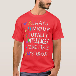 Camiseta CONCIENCIAS AUTISTAS Apoyan el autismo de los niño