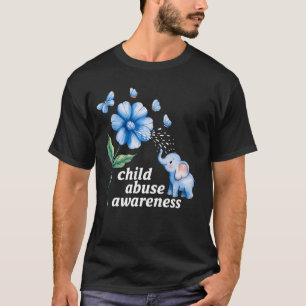 Camiseta Concientización sobre el Abuso Infantil Girasol Ci