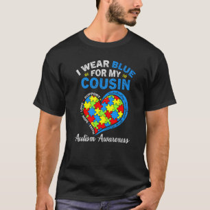 Camiseta Concientización sobre el Autismo Llevo Azul Impres