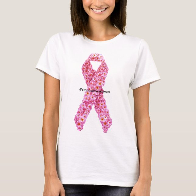 Camiseta Concientización sobre el cáncer de mama Apoyo a un (Anverso)