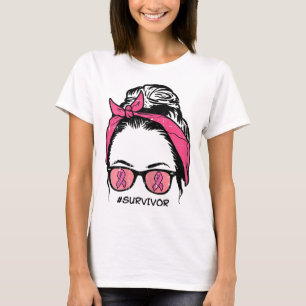 Camiseta Concientización sobre el cáncer de mama supervivie