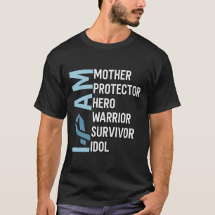 Camiseta Concientización sobre el cáncer de ovario soy madr