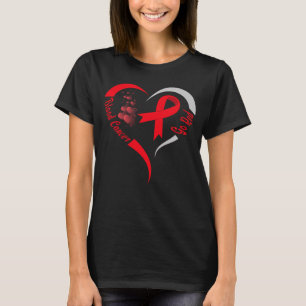 Camiseta Concientización sobre el cáncer de sangre roja