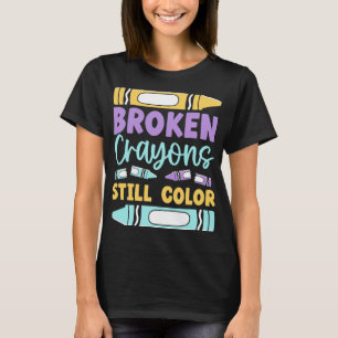 Camiseta Concientización sobre Salud Mental 'Los crayones t