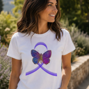 Camiseta Concientización sobre Violencia Doméstica con Cint