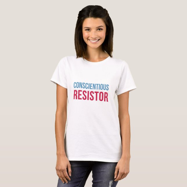 Camiseta concienzuda del resistor (Anverso completo)