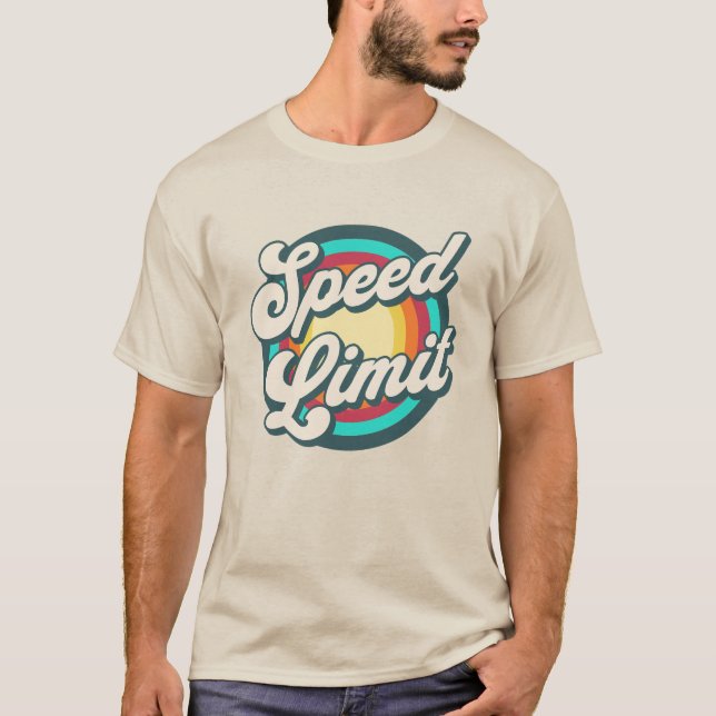 Camiseta Concierto arco iris brillante retro de límite de v (Anverso)