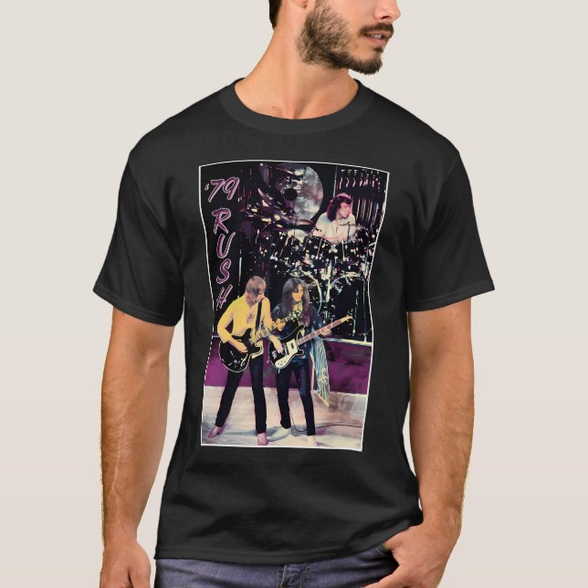 Camiseta concierto de 79 Rush (Anverso)
