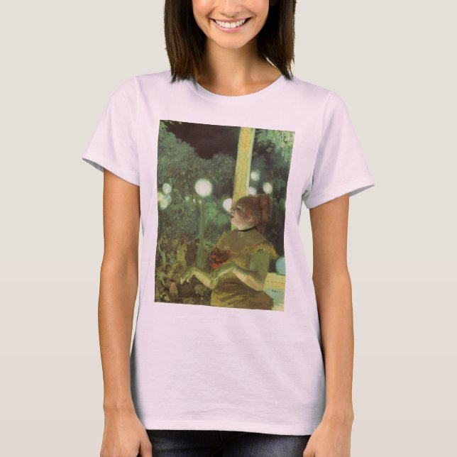 Camiseta Concierto de cafetería de Edgar Degas, Bella Artes (Anverso)