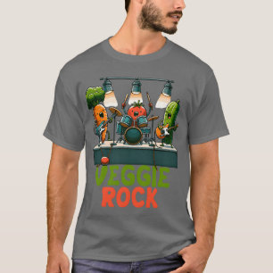 Camiseta Concierto de la banda de Veggie Rocks retro