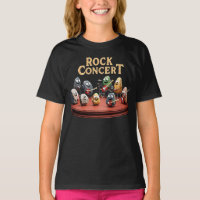 Concierto de Rock - Banda de Rocas Tocando Instrum