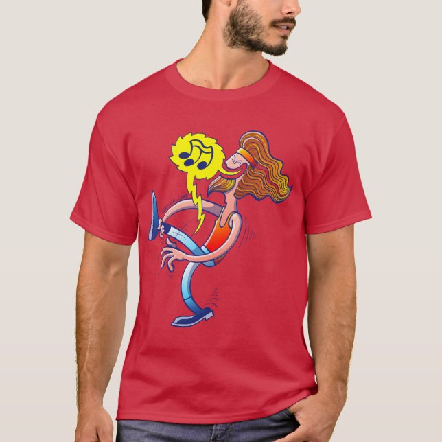 Camiseta Concierto de rock completamente desenchufado (Anverso)