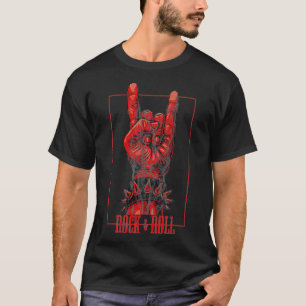 Camiseta Concierto de Rockeros Saludos del Diablo de Rock &