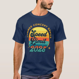 Camiseta Concierto de verano con límite de velocidad Serie
