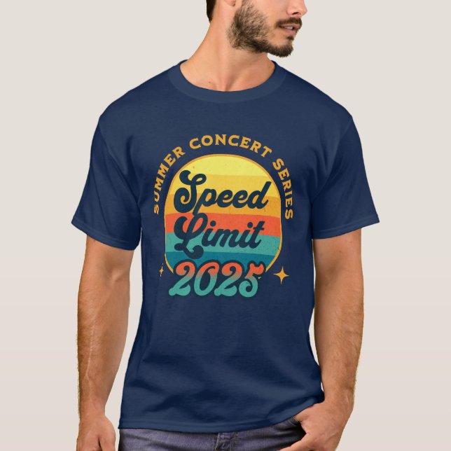 Camiseta Concierto de verano con límite de velocidad Serie  (Anverso)