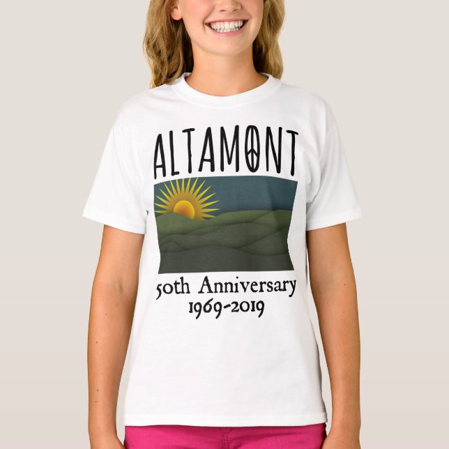 Camiseta Concierto libre de altamont Speedway 1969 (Anverso)