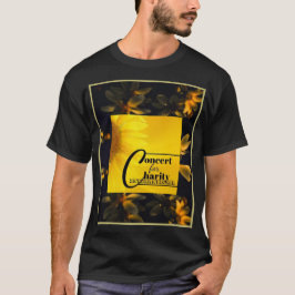 Camiseta Concierto para Caridad Internacional Negro