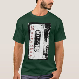 Camiseta Concierto Retro de Rock Punk de los 80 Mitape Case
