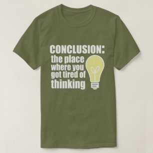 Camiseta Conclusión