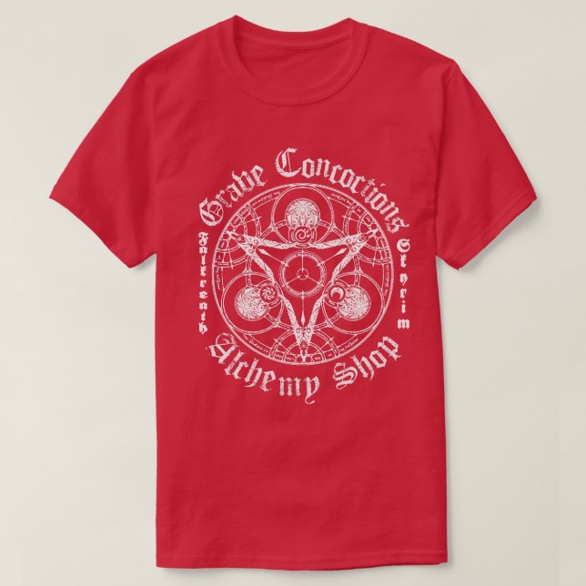 Camiseta Concocciones graves (Diseño del anverso)
