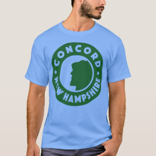 Camiseta Concord New Hampshire Circle Green