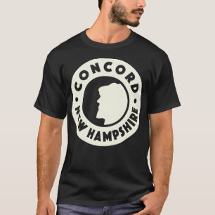 Camiseta Concord New Hampshire Circle Tan