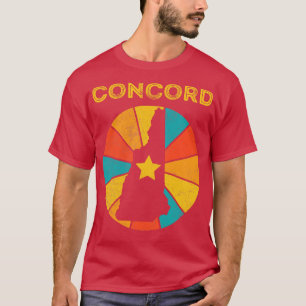 Camiseta Concord New Hampshire Vintage Distresres Souvenir
