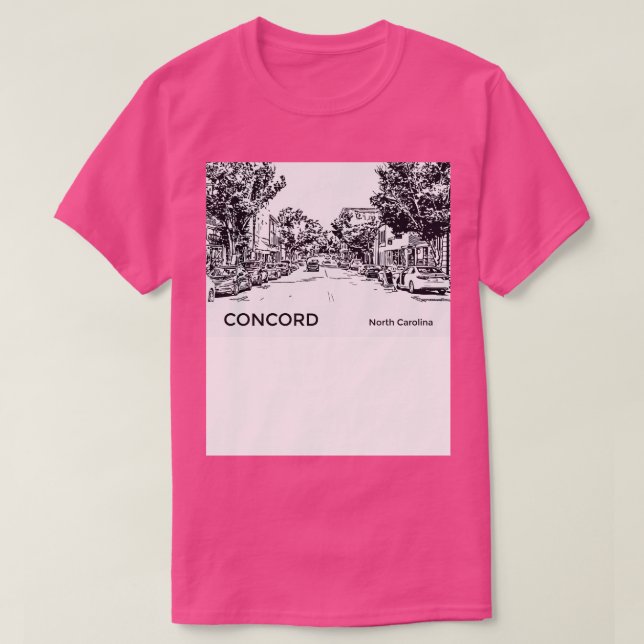 Camiseta Concord North olina (Diseño del anverso)
