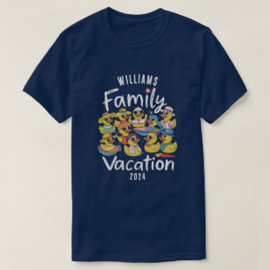Camiseta Concordancia de grupo de patos de vacaciones de fa