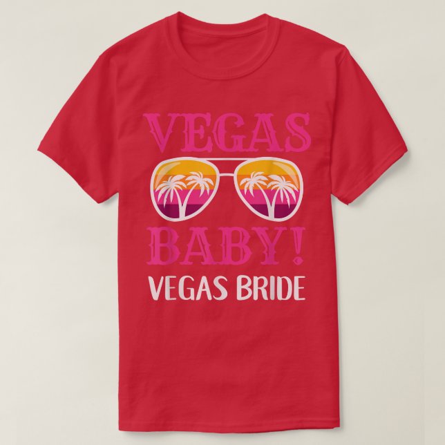 Camiseta Concordancia de la novia Boda de Las Vegas (Diseño del anverso)