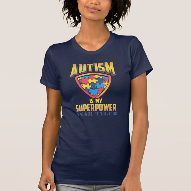 Camiseta Concordancia de Personalizado de conciencia sobre  (Anverso)