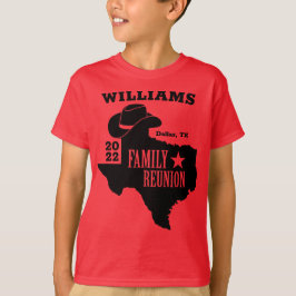 Camiseta Concordancia de Reunión Familiar de Texas
