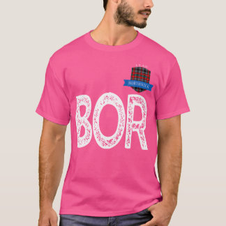 Camiseta Concordancia entre familia de Clan Borthwick B Y O