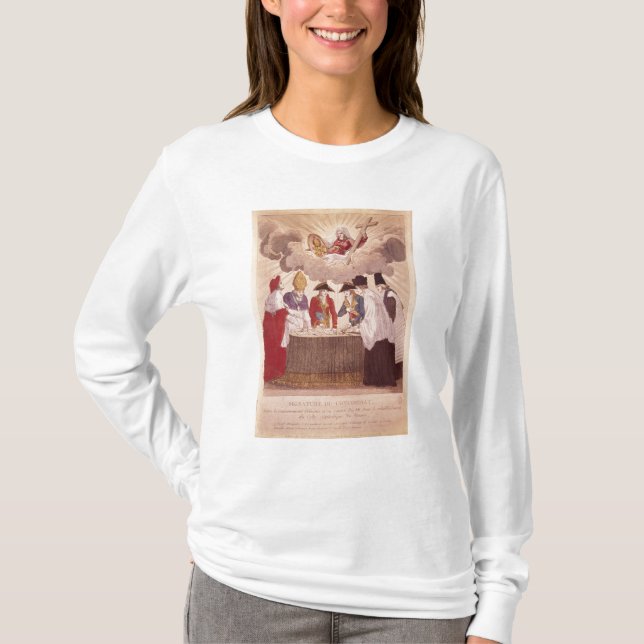Camiseta Concordato entre Napoleon y papa Pío VII (Anverso)