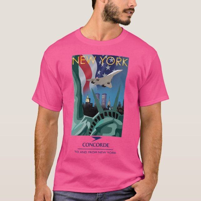 Camiseta Concorde Con Y Desde Nueva York (Anverso)